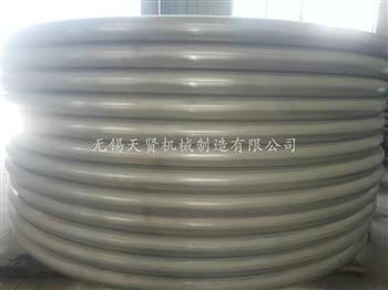 半圓管上進(jìn)行過拋光后